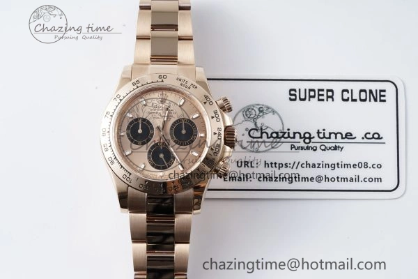 Daytona 116505 QF 1:1 Best Edition RG Dial on RG Bracelet SA4130 V2
