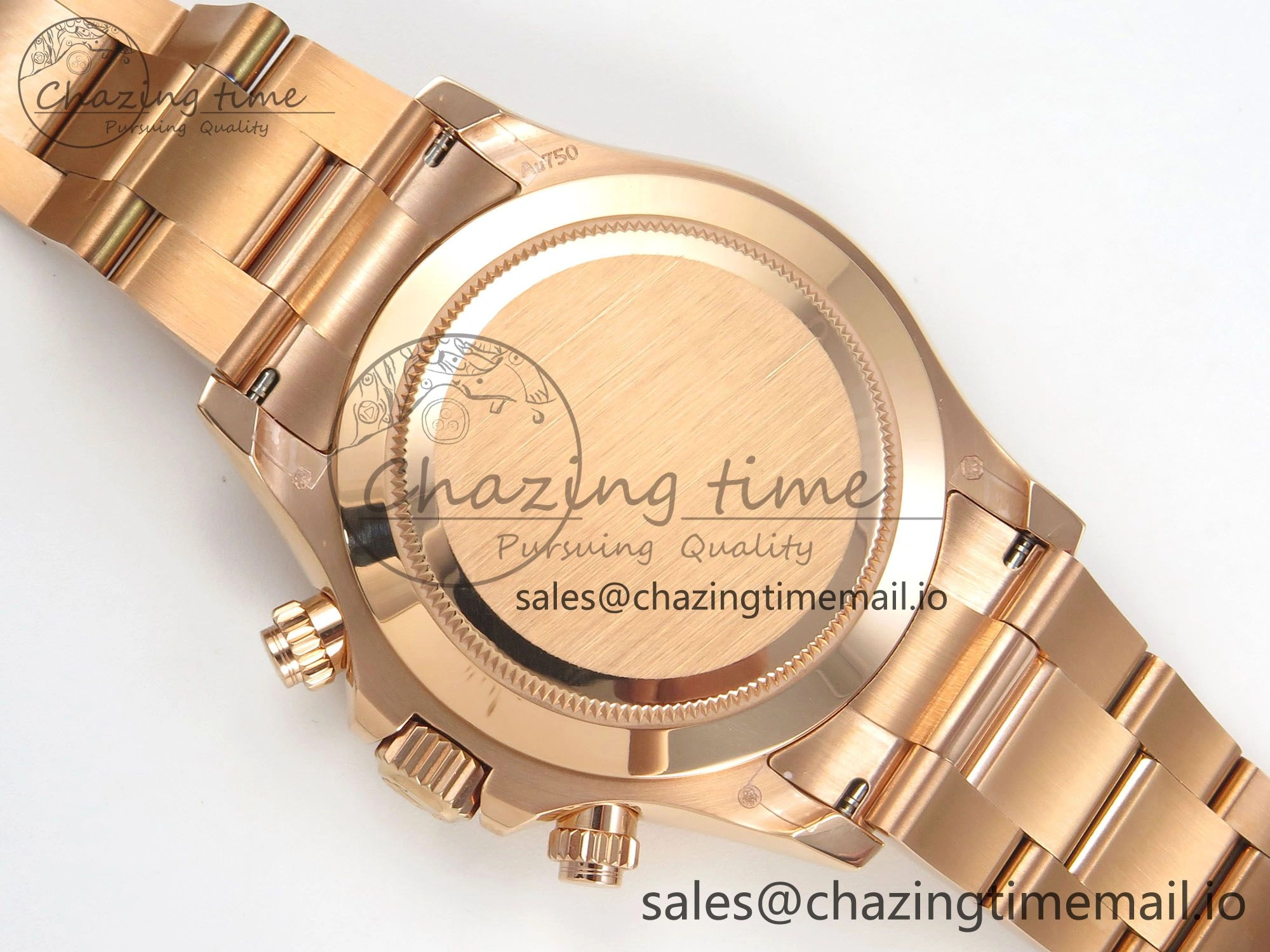 Daytona 116505 RG 3CF 1:1 Best Edition RG Bezel Meteorite Dial on RG Bracelet SH4130 V2(Mod Version)