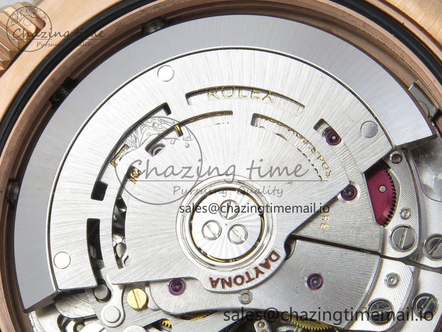 Daytona 116505 RG 3CF 1:1 Best Edition RG Bezel Meteorite Dial on RG Bracelet SH4130 V2(Mod Version)