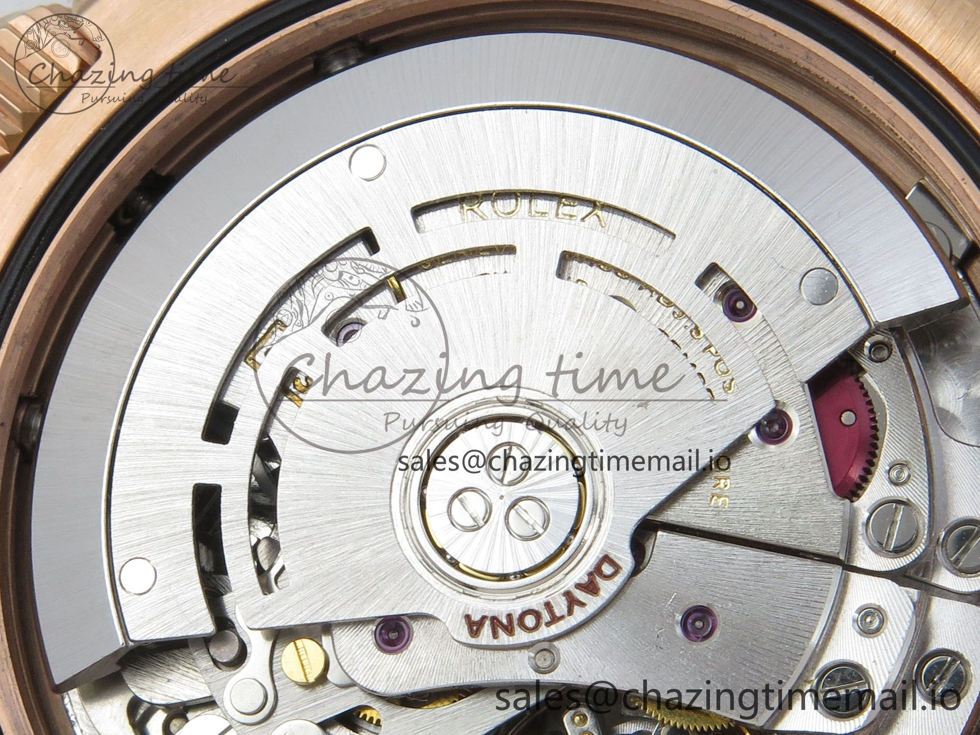 Daytona 116505 RG 3CF 1:1 Best Edition RG Bezel Meteorite Dial on RG Bracelet SH4130 V2(Mod Version)