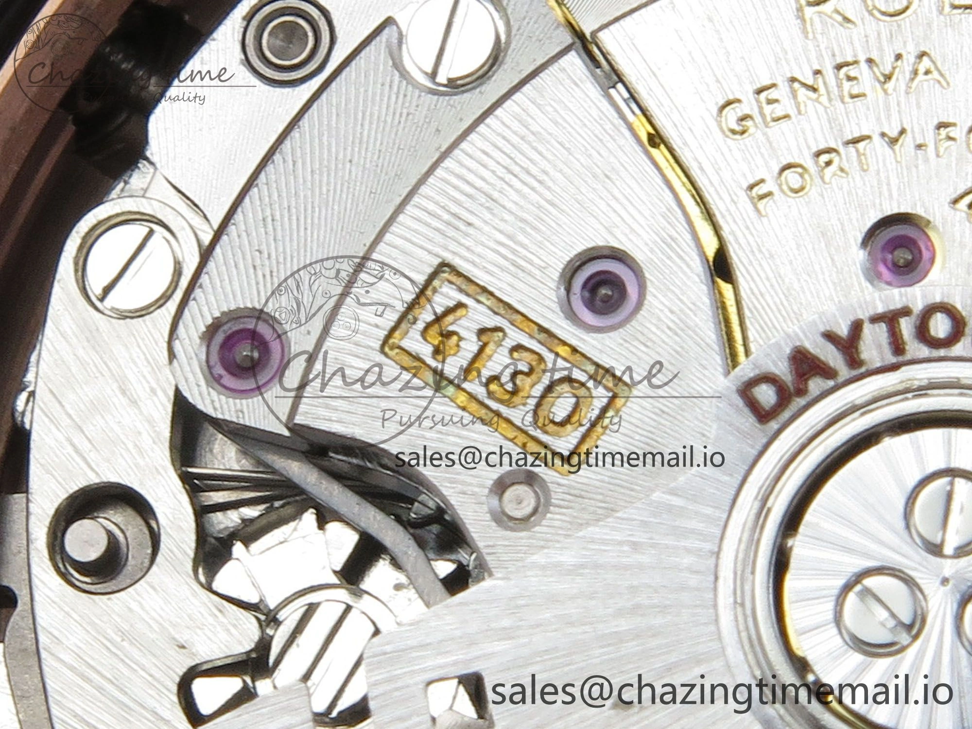 Daytona 116505 RG 3CF 1:1 Best Edition RG Bezel Meteorite Dial on RG Bracelet SH4130 V2(Mod Version)