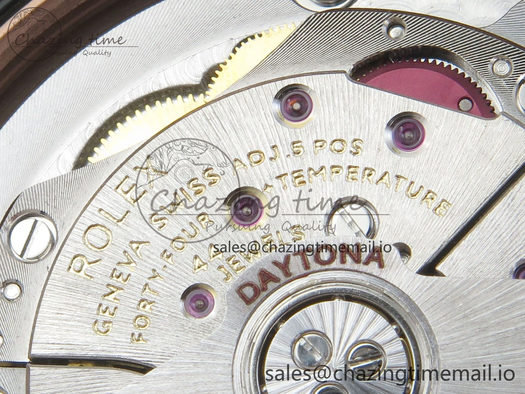 Daytona 116505 RG 3CF 1:1 Best Edition RG Bezel Meteorite Dial on RG Bracelet SH4130 V2(Mod Version)