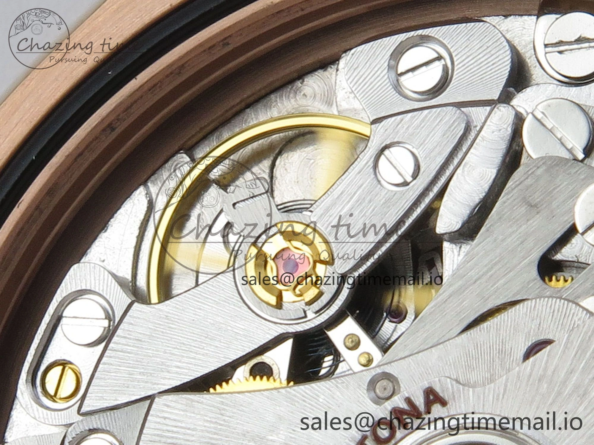 Daytona 116505 RG 3CF 1:1 Best Edition RG Bezel Meteorite Dial on RG Bracelet SH4130 V2(Mod Version)