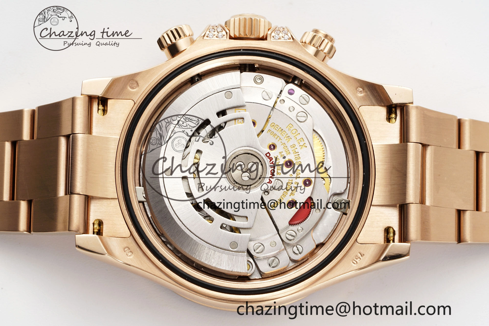 Daytona 116505 Rainbow IPK Best Edition Black RG Dial on RG Bracelet SA4130