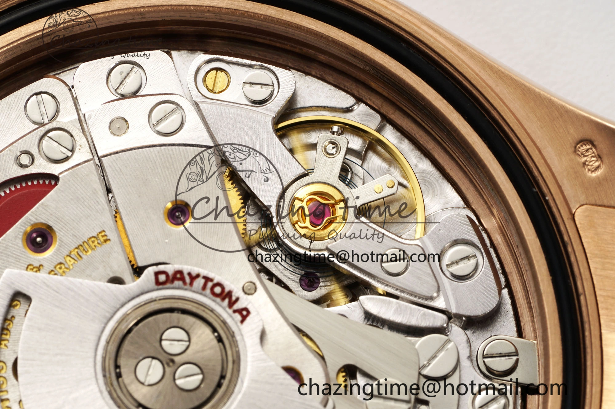 Daytona 116505 Rainbow IPK Best Edition Black RG Dial on RG Bracelet SA4130