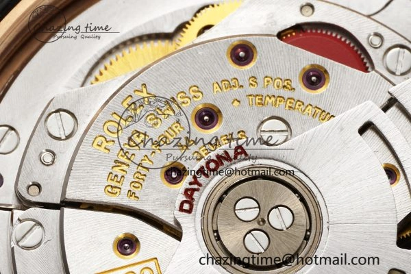 Daytona 116505 Rainbow IPK Best Edition Black RG Dial on RG Bracelet SA4130