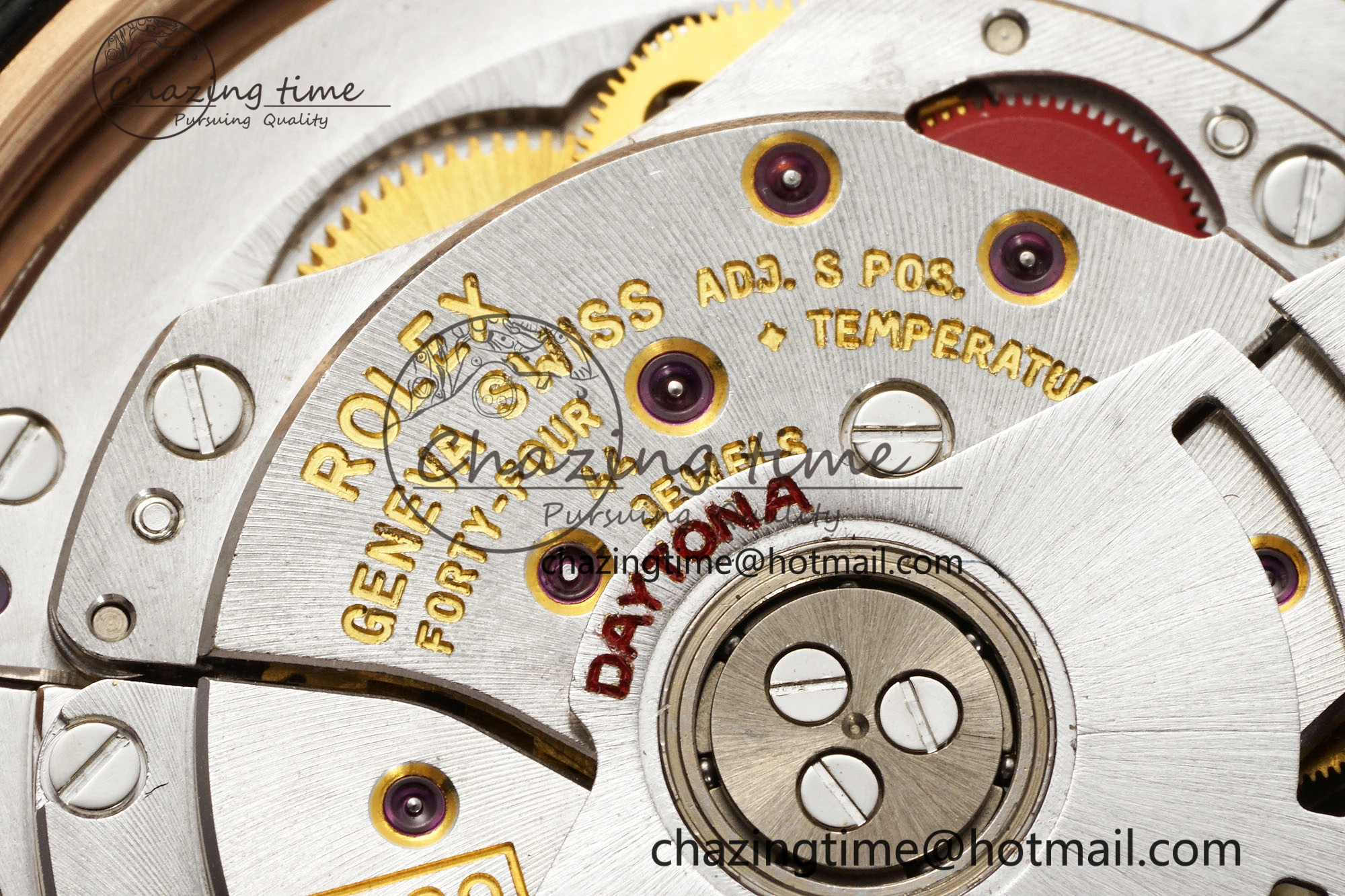Daytona 116505 Rainbow IPK Best Edition Black RG Dial on RG Bracelet SA4130