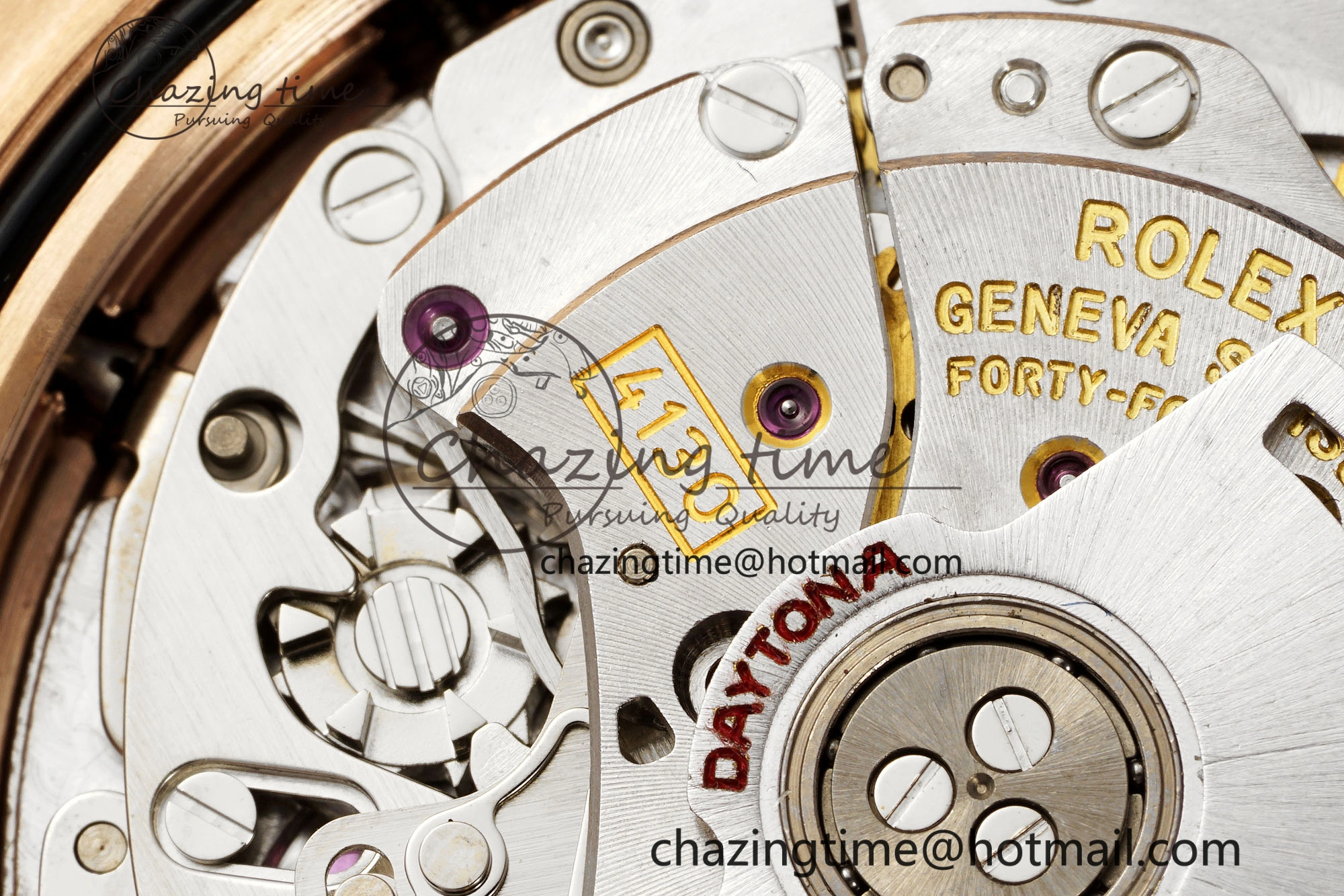 Daytona 116505 Rainbow IPK Best Edition Black RG Dial on RG Bracelet SA4130