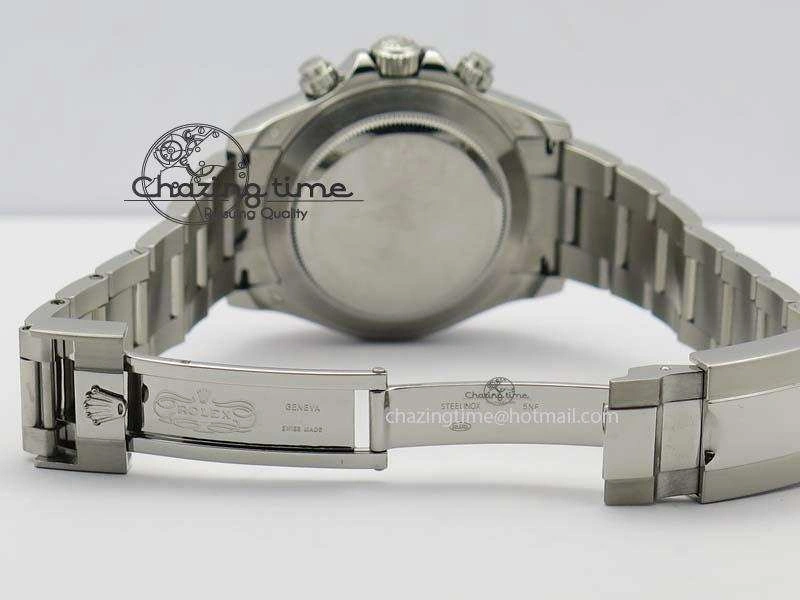 Daytona 116506 1:1 Noob Best Edition Brown Ceramic Bezel Ice Blue Dial On SS Bracelet A7750
