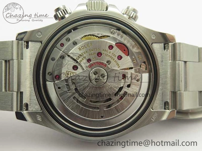 Daytona 116506 ARF 1:1 Best Edition 904L SS Case and Bracelet Ice Blue Dial Lume Markers A4130 Super Clone V2