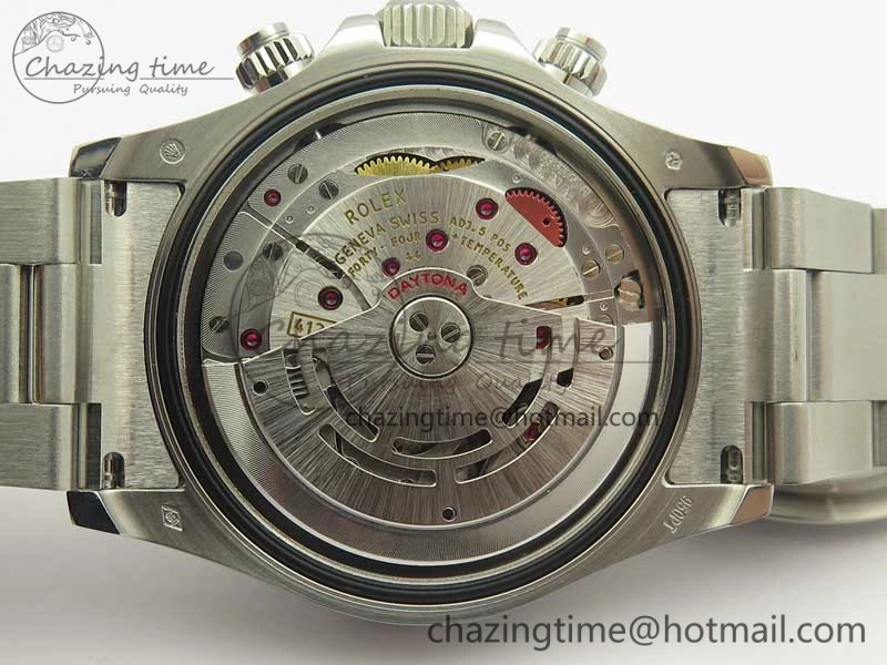 Daytona 116506 ARF 1:1 Best Edition 904L SS Case and Bracelet Ice Blue Dial Lume Markers A4130 Super Clone V2