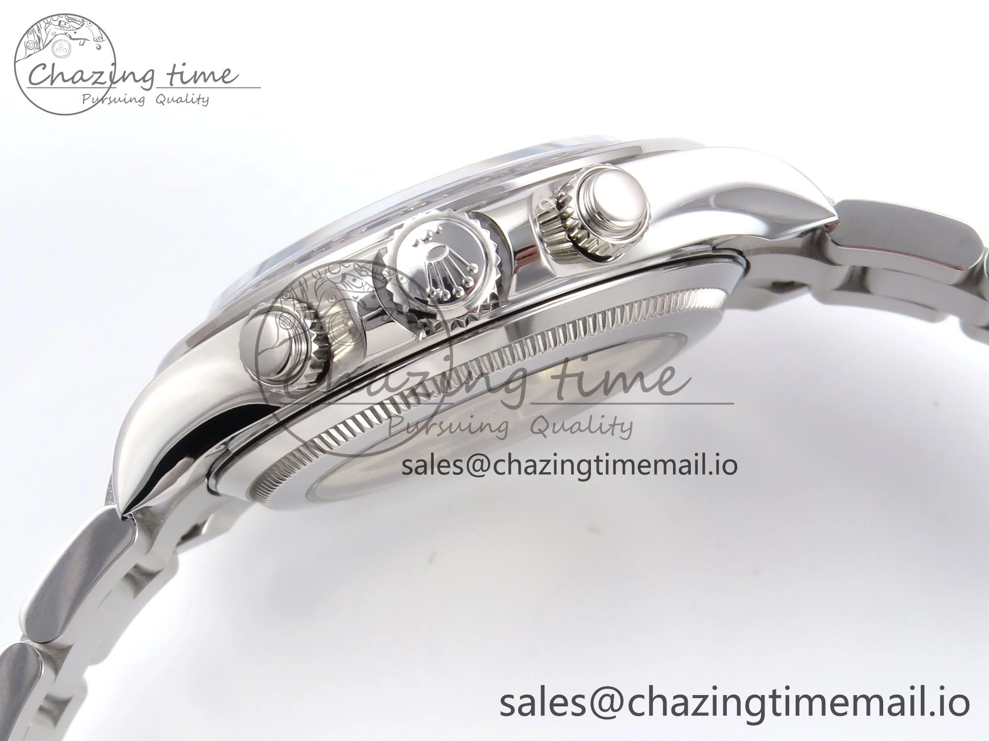 Daytona 116506 AR+SF 1:1 Best Edition Ice Blue Brown Dial Crystal Markers on SS Bracelet SH4131