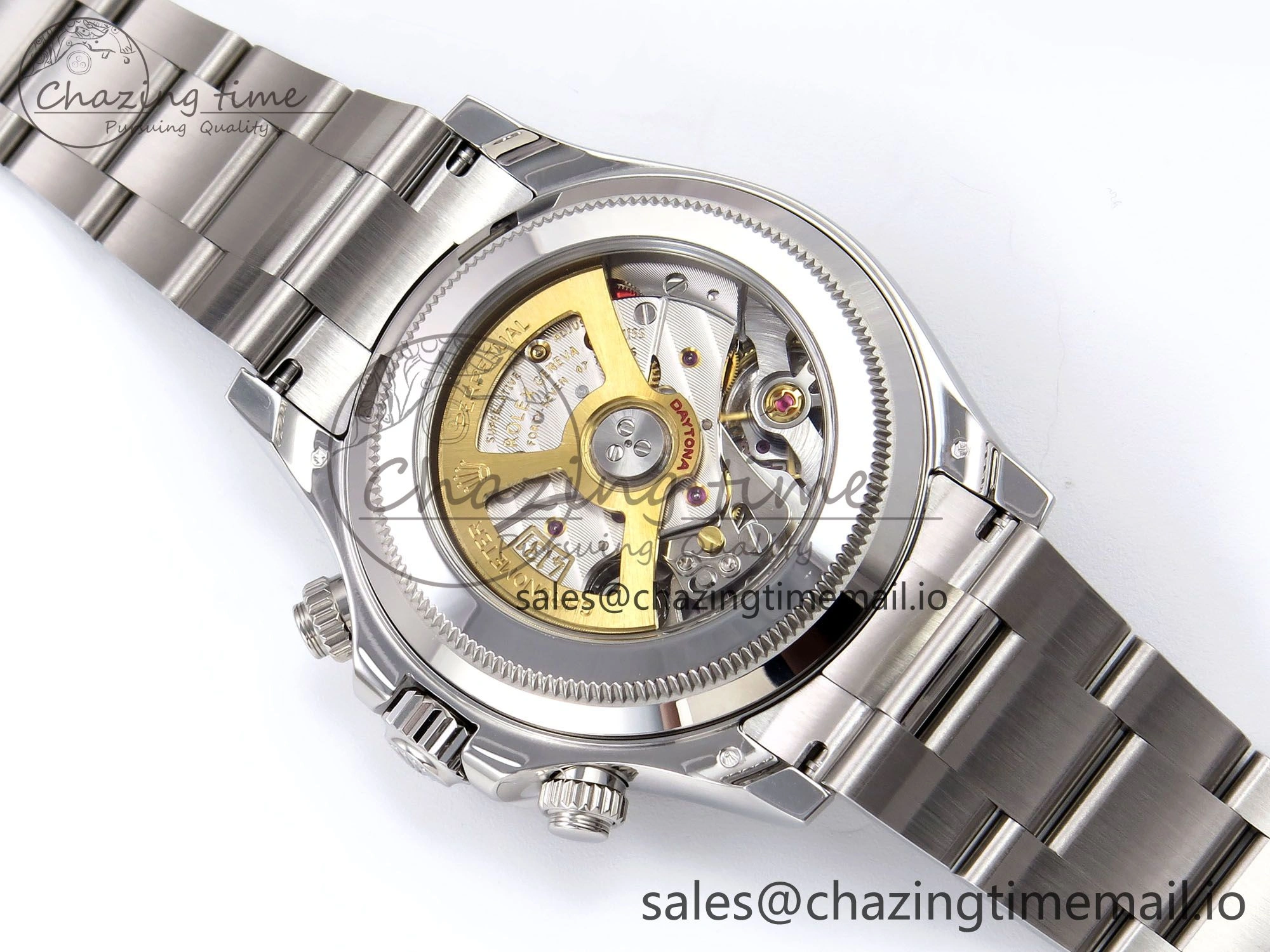 Daytona 116506 AR+SF 1:1 Best Edition Ice Blue Brown Dial Crystal Markers on SS Bracelet SH4131