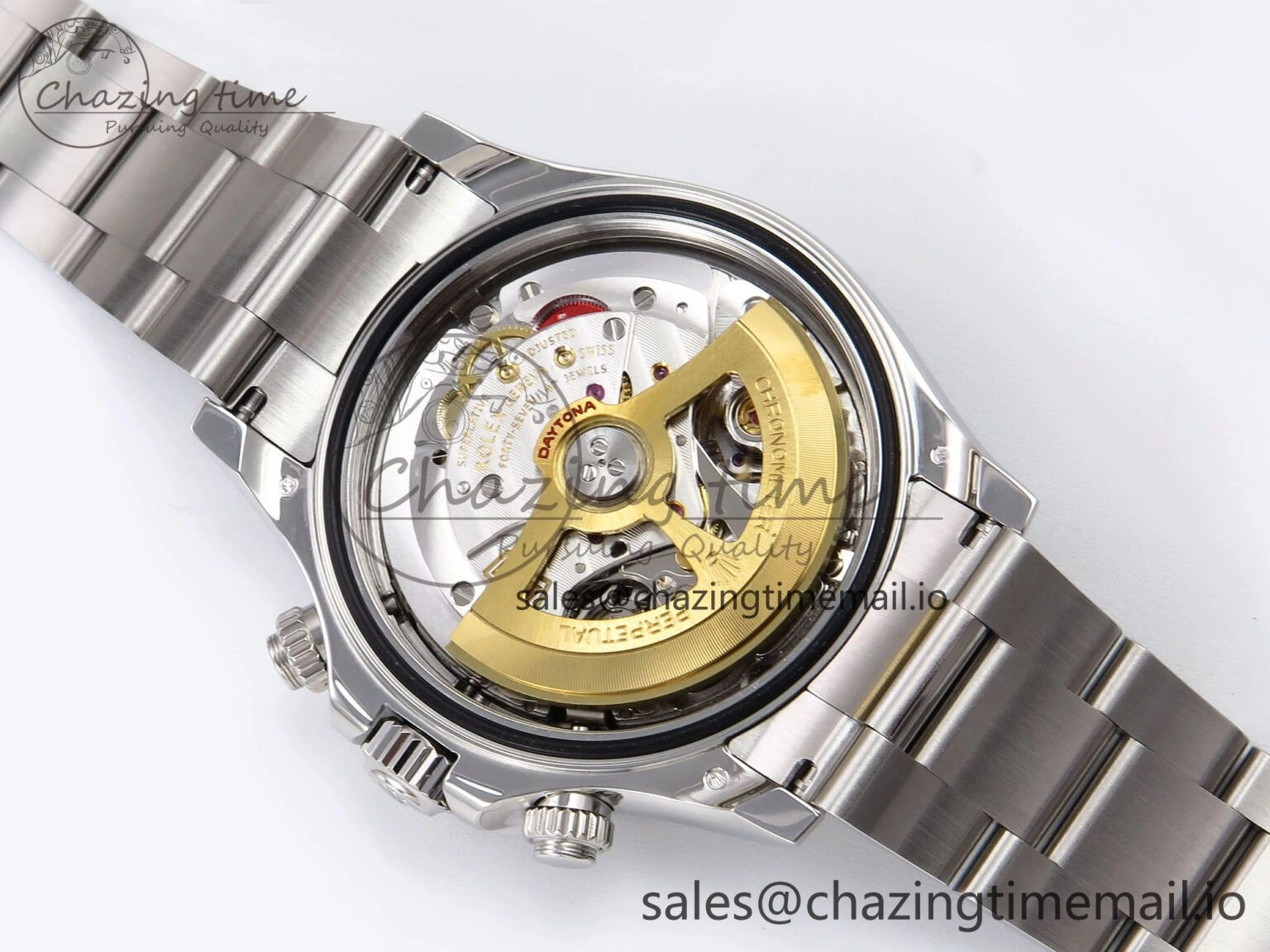 Daytona 116506 AR+SF 1:1 Best Edition Ice Blue Brown Dial Crystal Markers on SS Bracelet SH4131