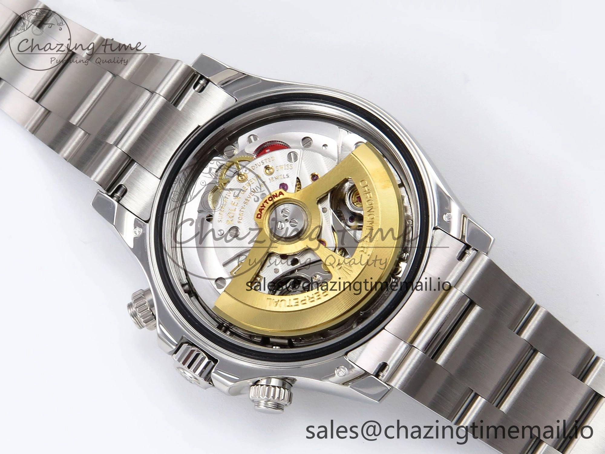 Daytona 116506 AR+SF 1:1 Best Edition Ice Blue Brown Dial Crystal Markers on SS Bracelet SH4131