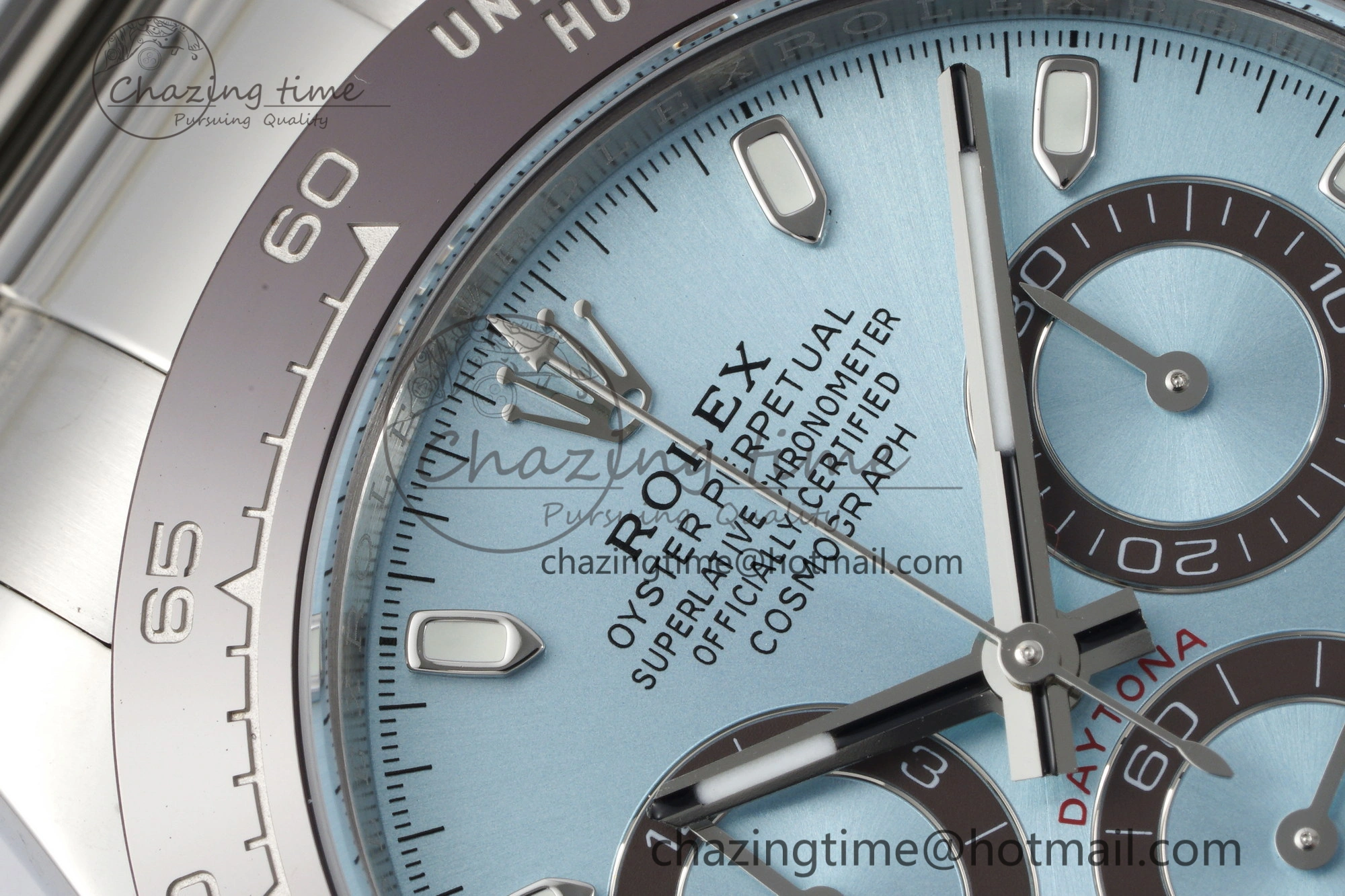 Daytona 116506 Brown Ceramic BTF 1:1 Best Edition Ice Blue Dial on SS Bracelet SA4130 V2