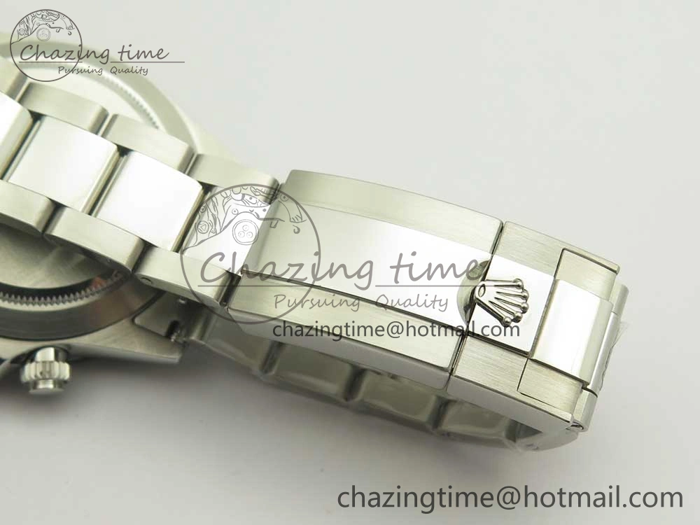Daytona 116506 Brown Ceramic Bezel Noob 1:1 Best Edition 904L SS Case and Bracelet Ice Blue Dial SA4130 V2