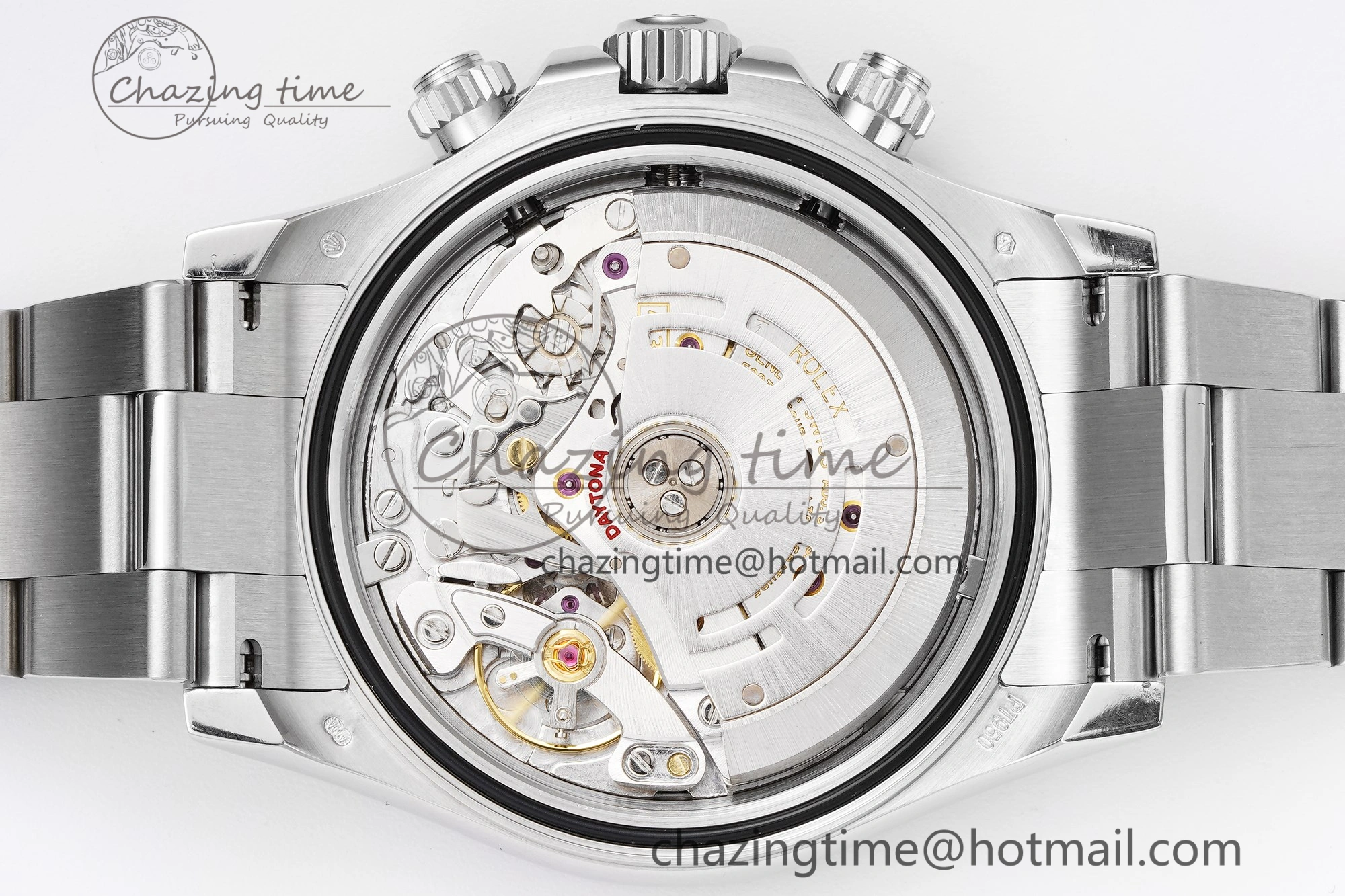 Daytona 116506 Brown Ceramic KING 1:1 Best Edition Ice Blue Dial Crystal Marker on SS Bracelet SH4130