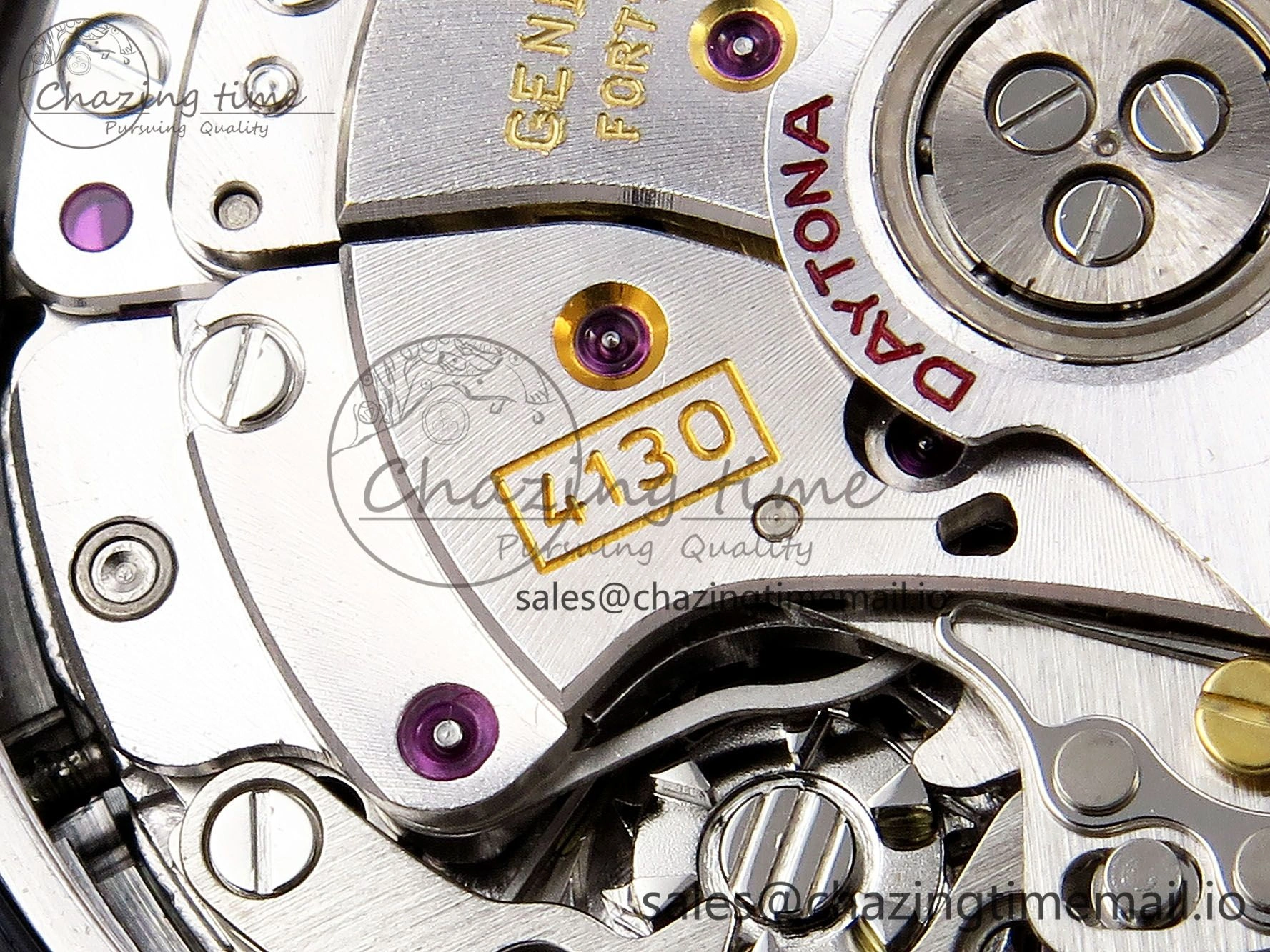 Daytona 116506 Clean 1:1 Best Edition Ice Blue Dial Arabic Markers on SS Bracelet SA4130 V2