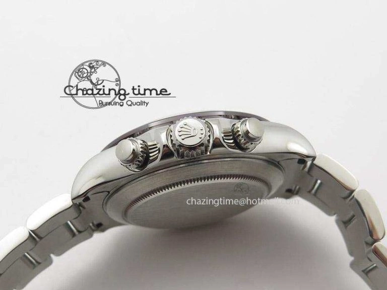 Daytona 116506 JF Best Edition Brown Ceramic Bezel Ice Blue Dial On SS Bracelet A7750