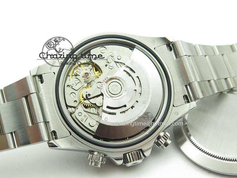 Daytona 116506 JF Best Edition Brown Ceramic Bezel Ice Blue Dial On SS Bracelet A7750