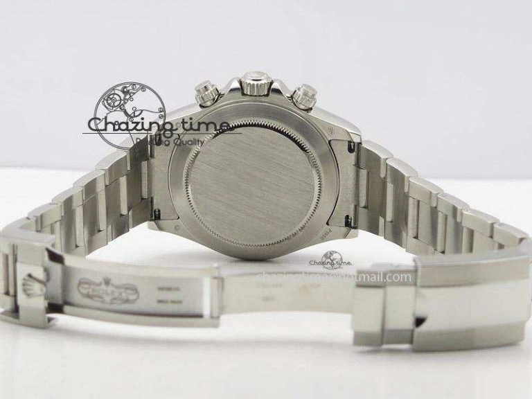 Daytona 116506 JF Best Edition Brown Ceramic Bezel Ice Blue Dial On SS Bracelet A7750
