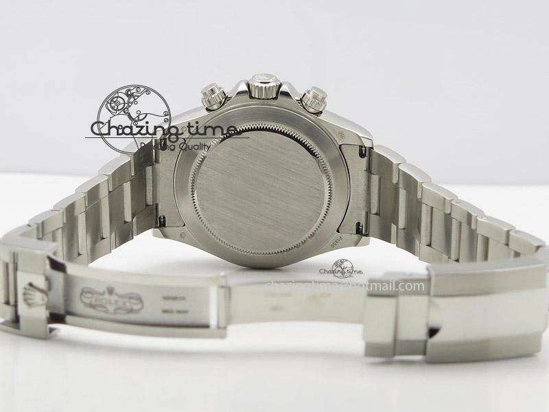Daytona 116506 JF Best Edition Brown Ceramic Bezel Ice Blue Dial On SS Bracelet A7750