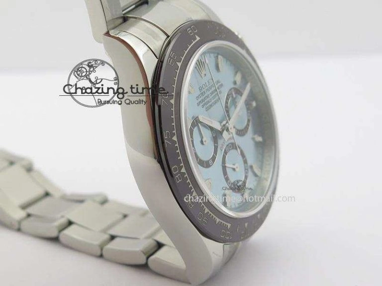 Daytona 116506 JF Best Edition Ice Blue Dial On SS Bracelet A23J (Same Thickness As Genuine)