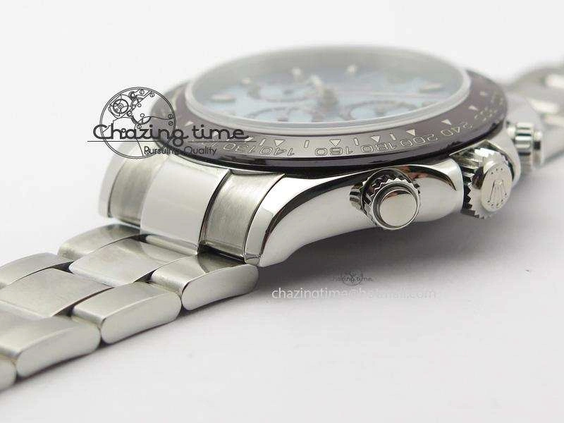 Daytona 116506 JF Best Edition Ice Blue Dial On SS Bracelet A23J (Same Thickness As Genuine)