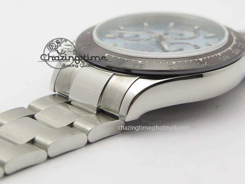 Daytona 116506 JF Best Edition Ice Blue Dial On SS Bracelet A23J (Same Thickness As Genuine)