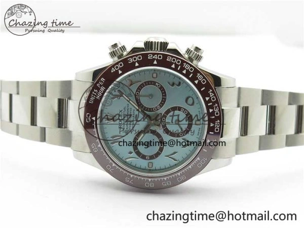 Daytona 116506 Middle East Edition Bp Maker Best Edition Ice Blue Arabic Dial On SS Bracelet A7750