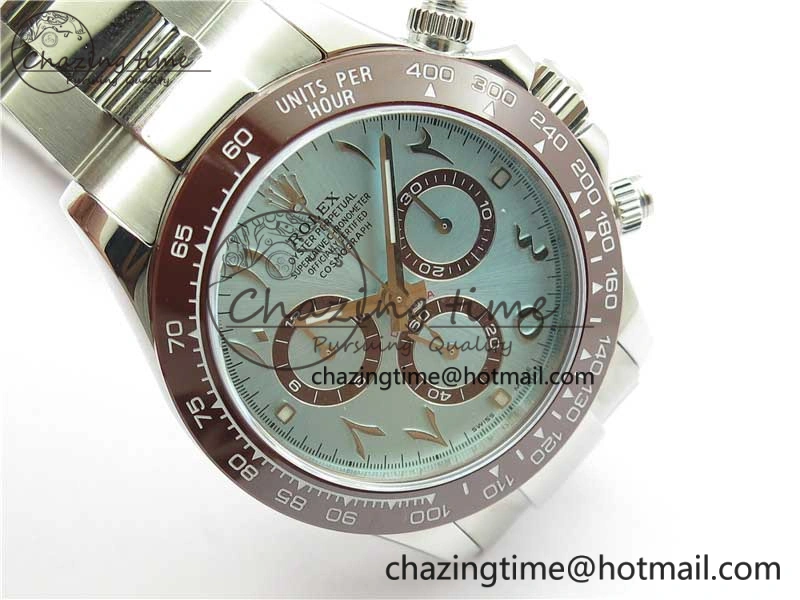 Daytona 116506 Middle East Edition Bp Maker Best Edition Ice Blue Arabic Dial On SS Bracelet A7750