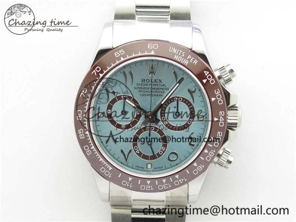 Daytona 116506 Middle East Edition Bp Maker Best Edition Ice Blue Arabic Dial On SS Bracelet A7750