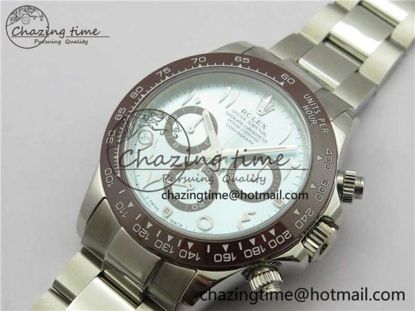 Daytona 116506 Middle East Edition Bp Maker Best Edition Ice Blue Arabic Dial On SS Bracelet A7750