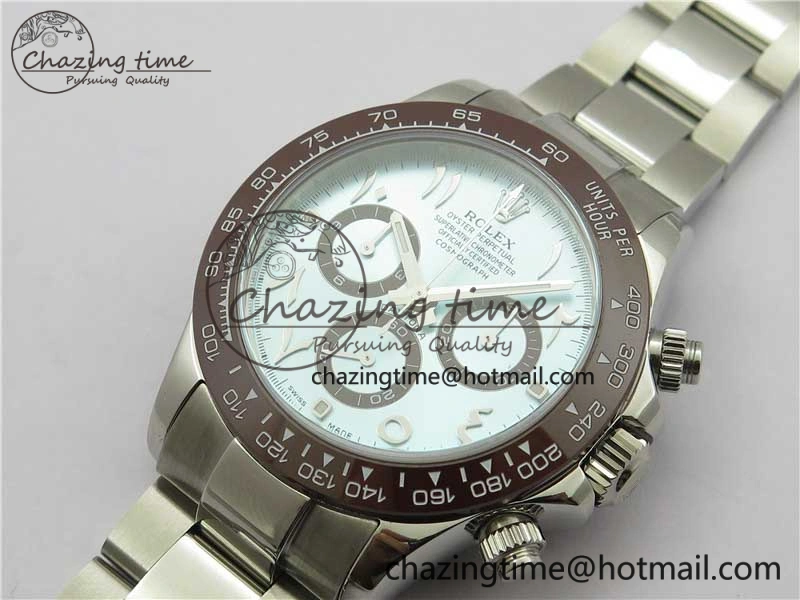 Daytona 116506 Middle East Edition Bp Maker Best Edition Ice Blue Arabic Dial On SS Bracelet A7750
