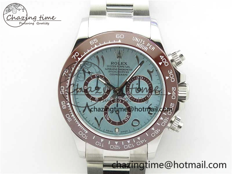 Daytona 116506 Middle East Edition Bp Maker Best Edition Ice Blue Arabic Dial On SS Bracelet A7750