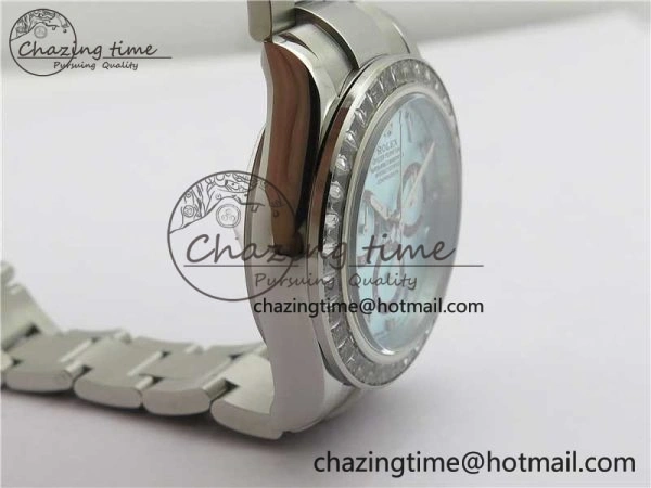 Daytona 116506 Middle East Edition Bp Maker Best Edition Ice Blue Brown Arabic Dial Diam Bezel On SS Bracelet A7750