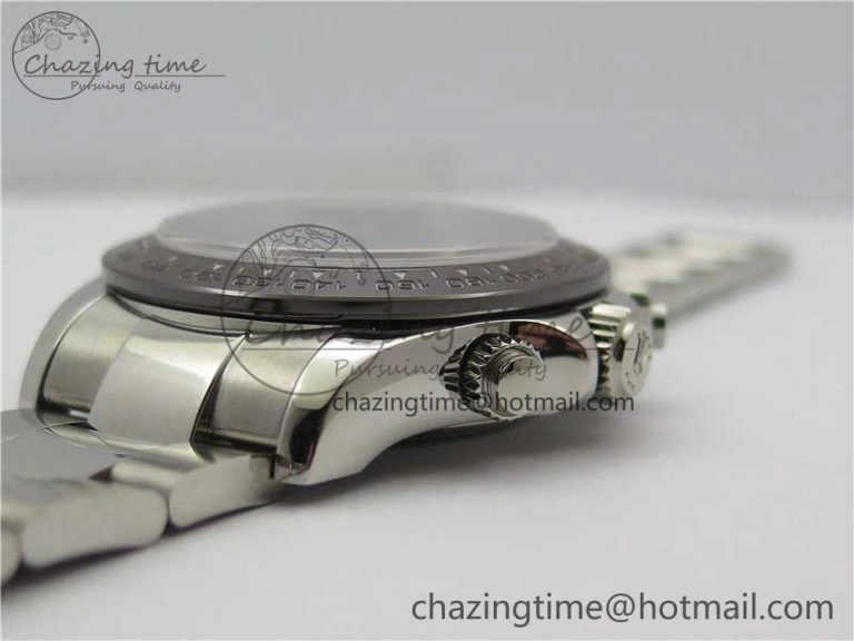 Daytona 116506 Noob 1:1 Best Edition Ceramic Bezel Ice Blue Dial on SS Bracelet A7750