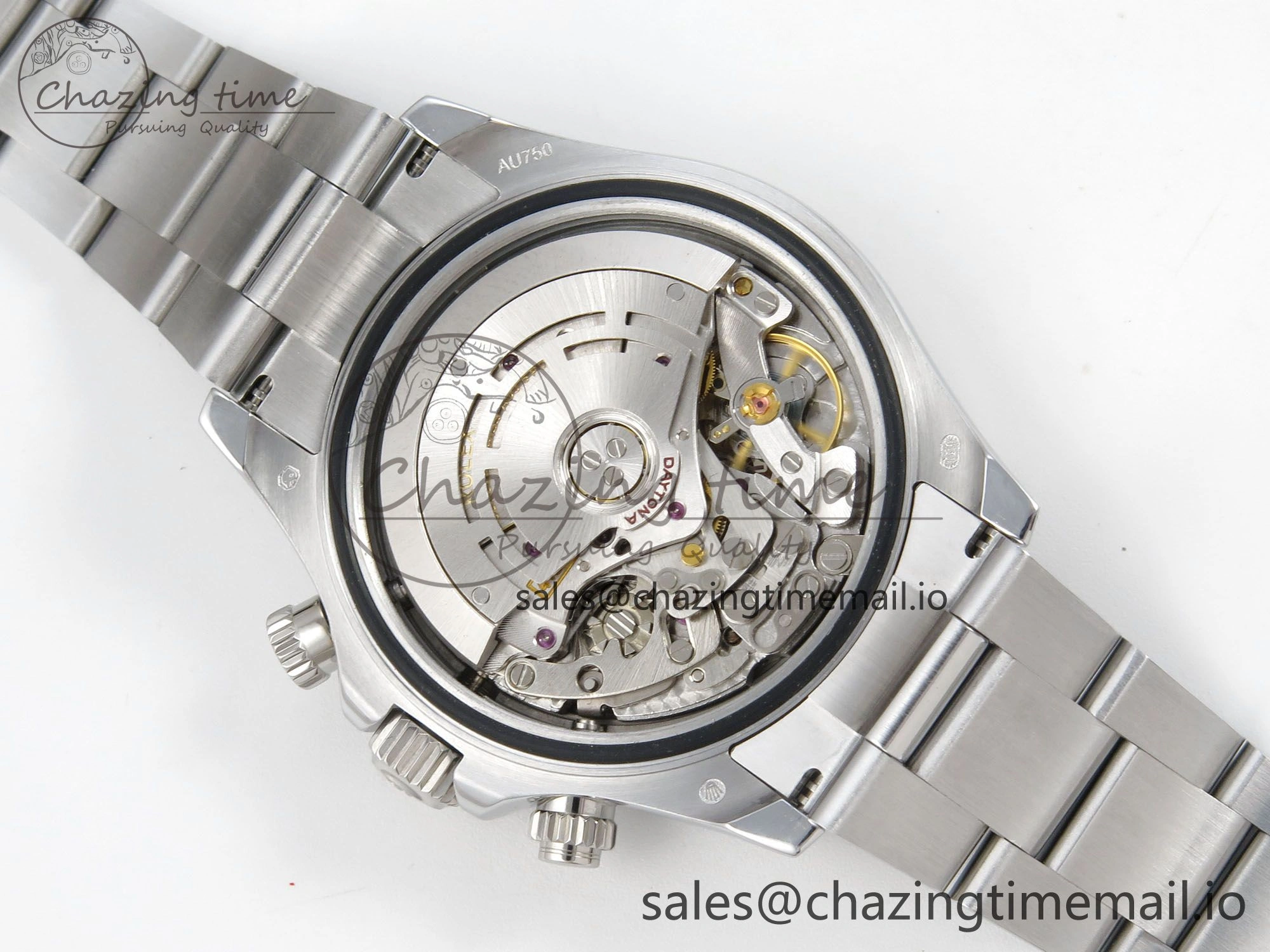 Daytona 116506 SS 3CF 1:1 Best Edition Brown Bezel Ice Blue Crystal Dial on SS Bracelet SH4130 V2(Mod Version)