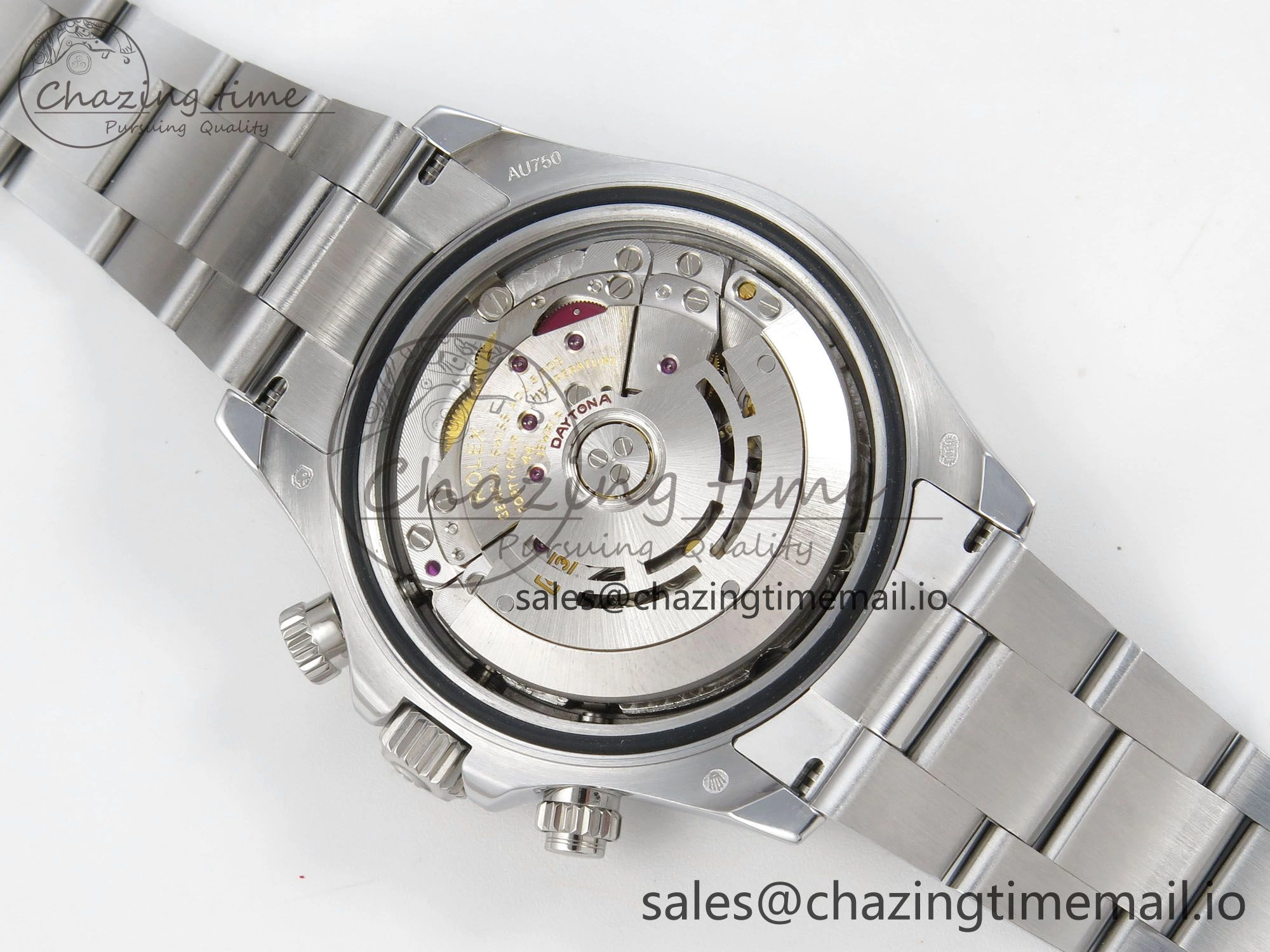 Daytona 116506 SS 3CF 1:1 Best Edition Brown Bezel Ice Blue Crystal Dial on SS Bracelet SH4130 V2(Mod Version)