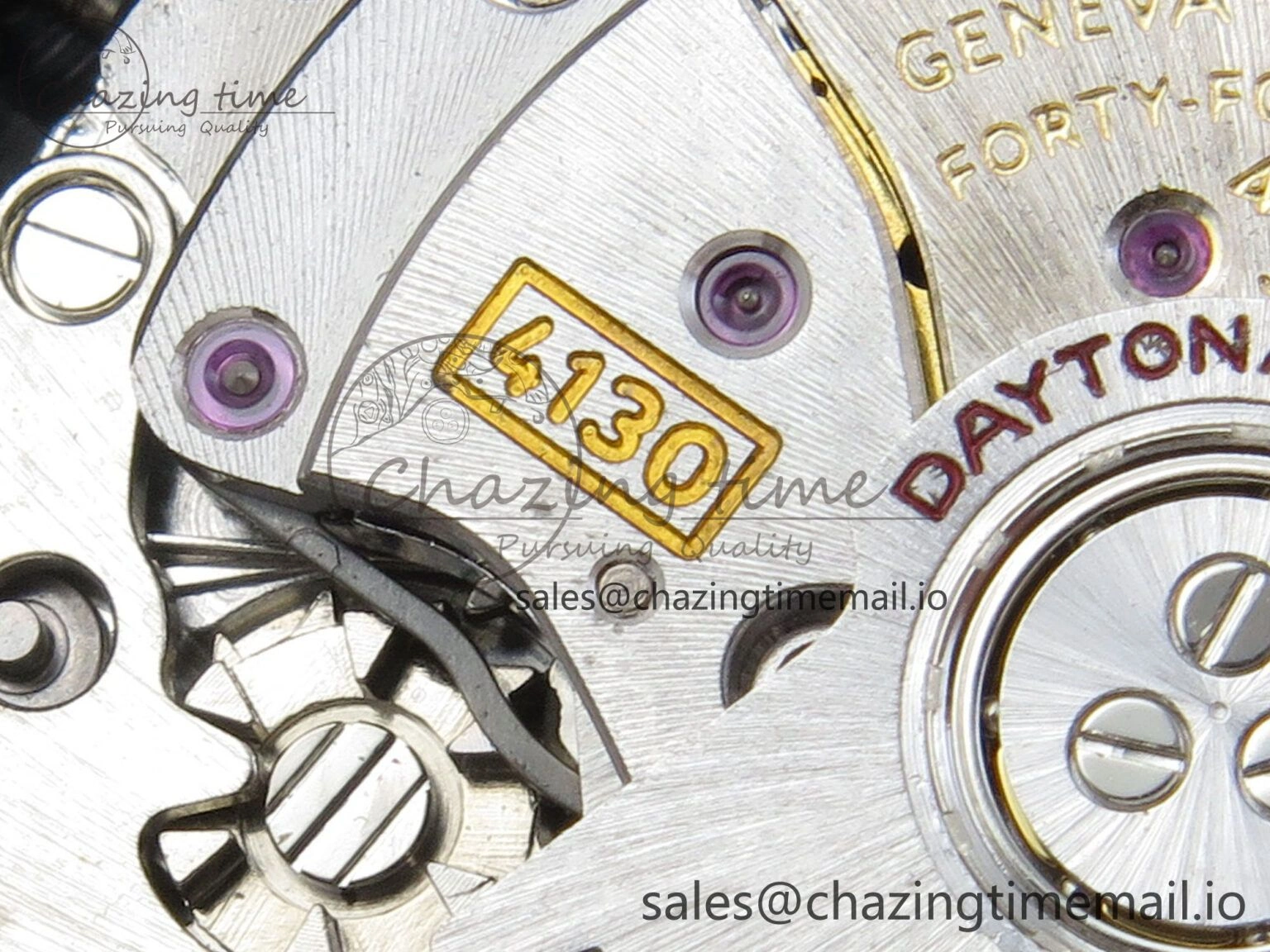 Daytona 116506 SS 3CF 1:1 Best Edition Brown Bezel Ice Blue Crystal Dial on SS Bracelet SH4130 V2(Mod Version)