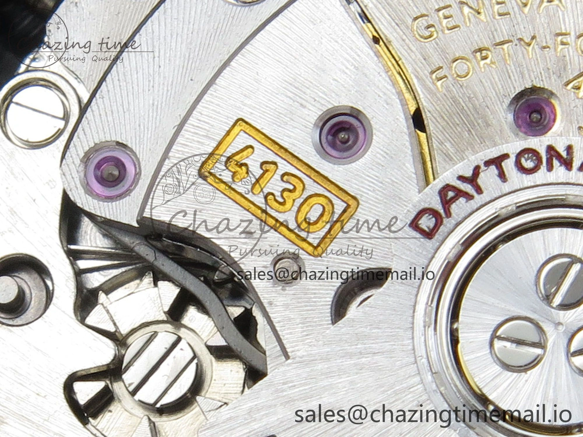 Daytona 116506 SS 3CF 1:1 Best Edition Brown Bezel Ice Blue Crystal Dial on SS Bracelet SH4130 V2(Mod Version)