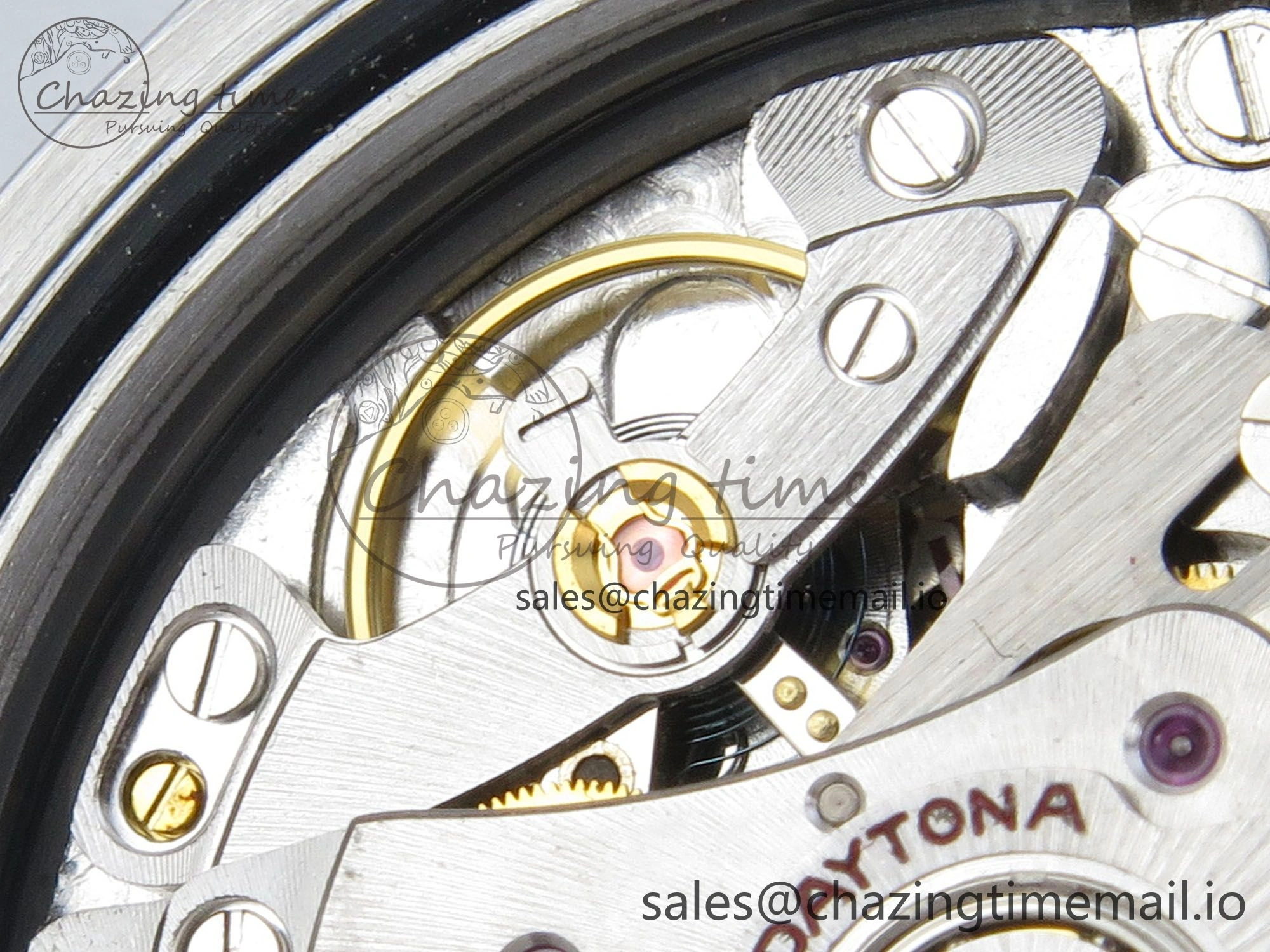 Daytona 116506 SS 3CF 1:1 Best Edition Brown Bezel Ice Blue Crystal Dial on SS Bracelet SH4130 V2(Mod Version)