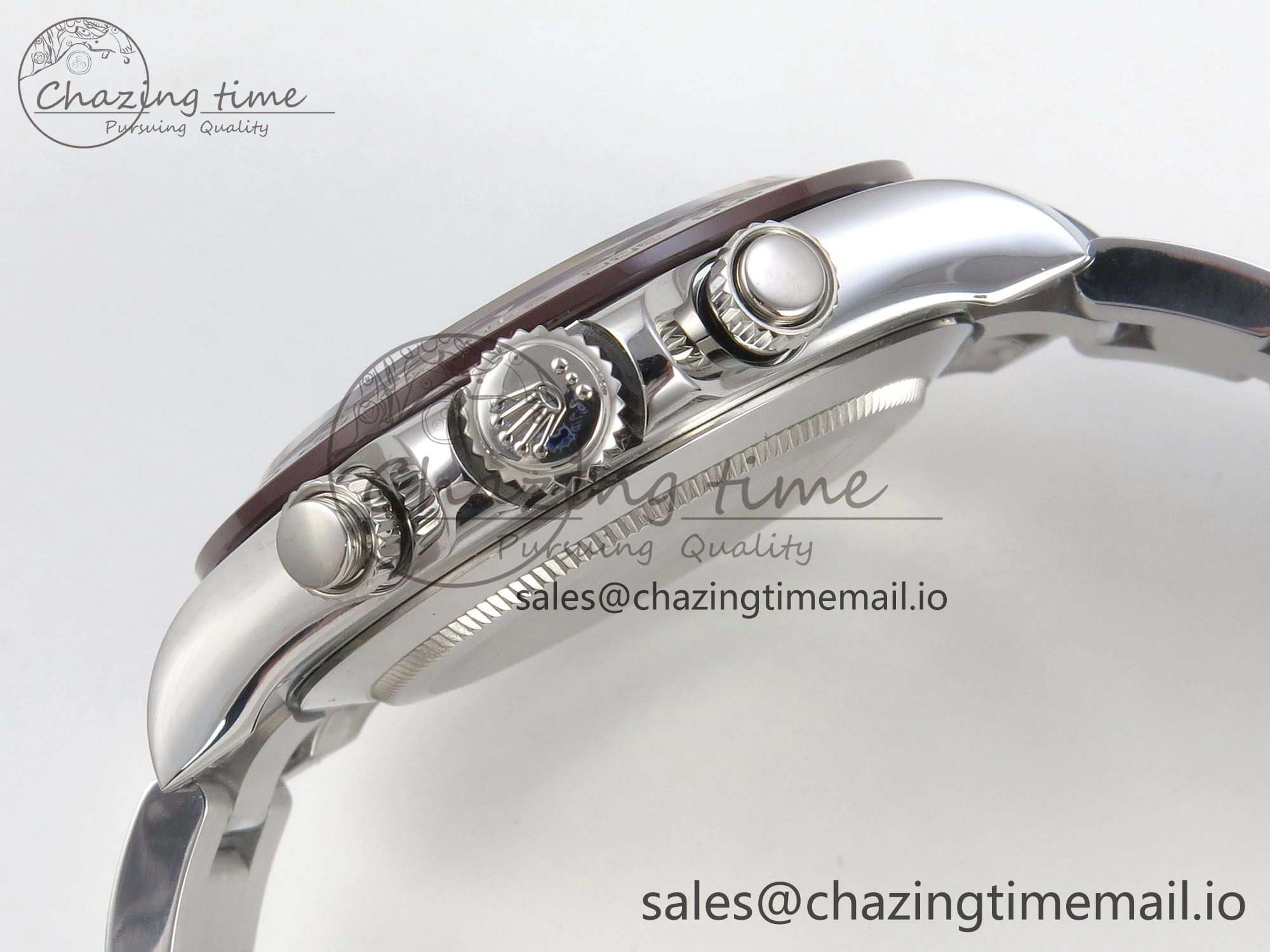 Daytona 116506 SS 3CF 1:1 Best Edition Brown Bezel Ice Blue Crystal Dial on SS Bracelet SH4130 V2(Mod Version)