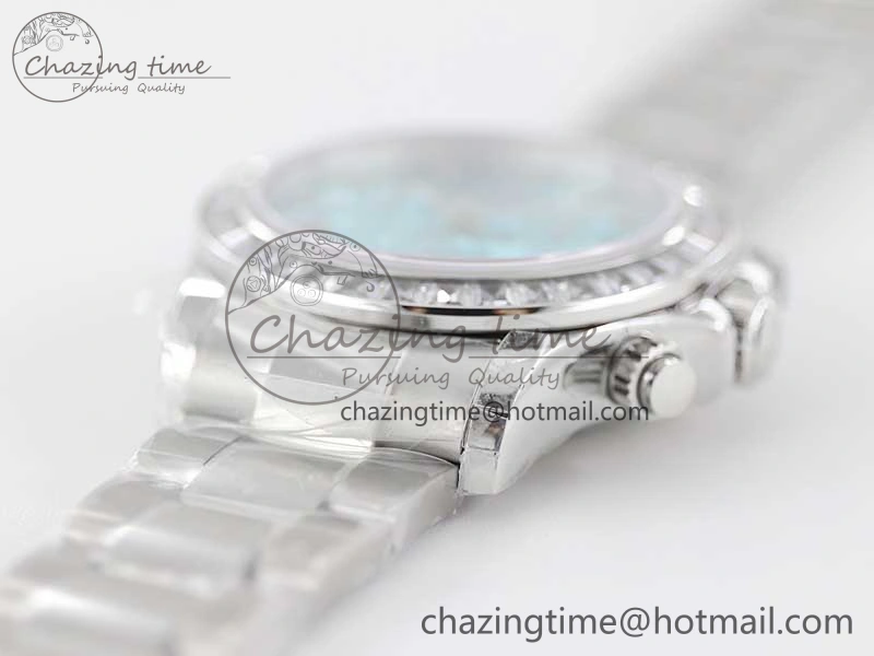 Daytona 116506 TWF Best Edition Diam SS Arab Ice Blue Dial On SS Bracelet A7750