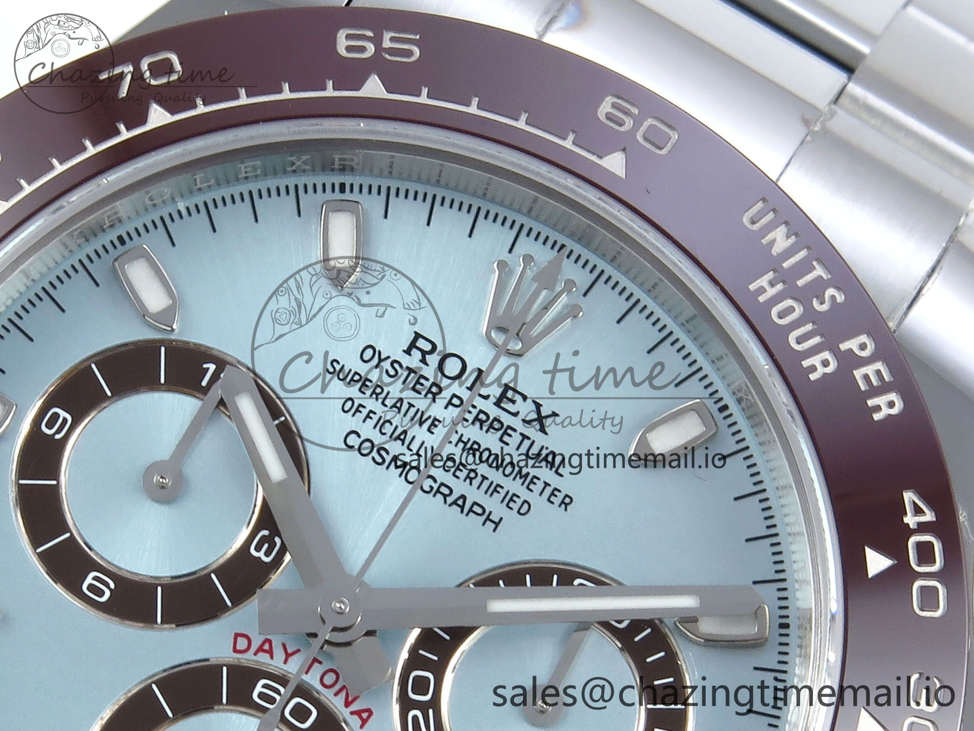 Daytona 116506 VSF 1:1 Best Edition Ice Blue Dial Steel 904L on SS Bracelet DD4130