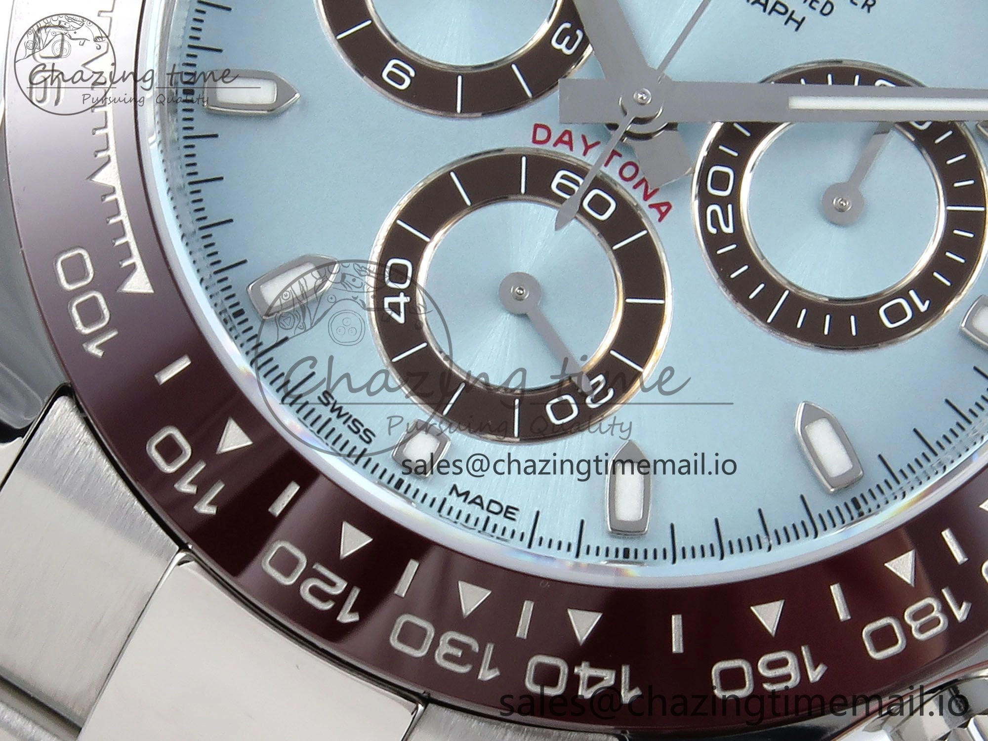 Daytona 116506 VSF 1:1 Best Edition Ice Blue Dial Steel 904L on SS Bracelet DD4130