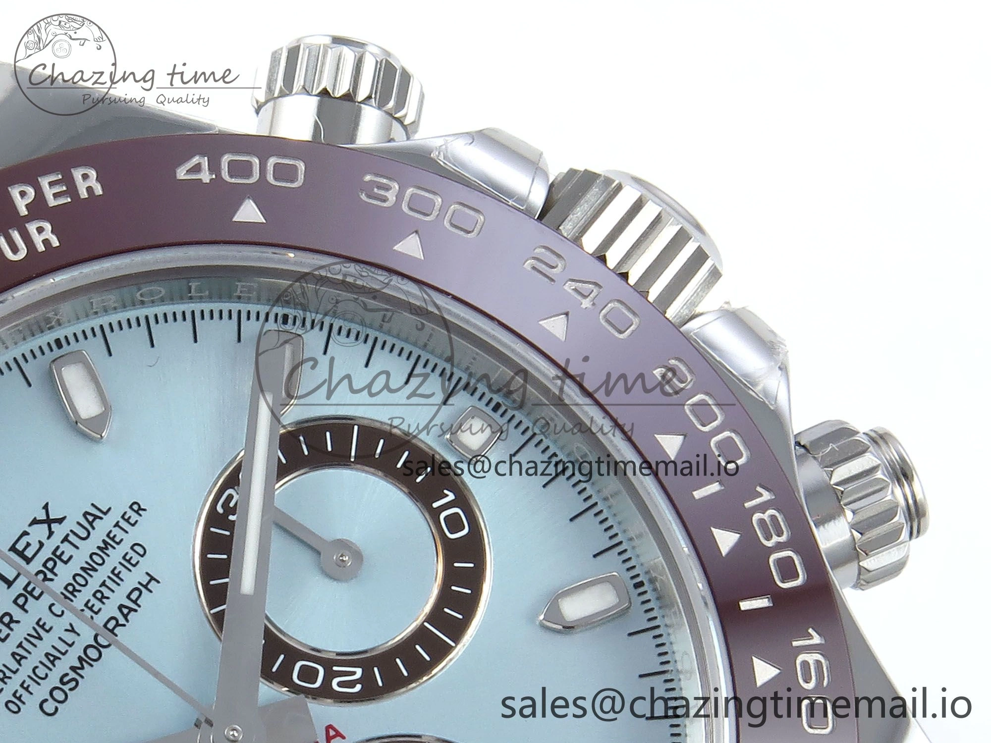 Daytona 116506 VSF 1:1 Best Edition Ice Blue Dial Steel 904L on SS Bracelet DD4130