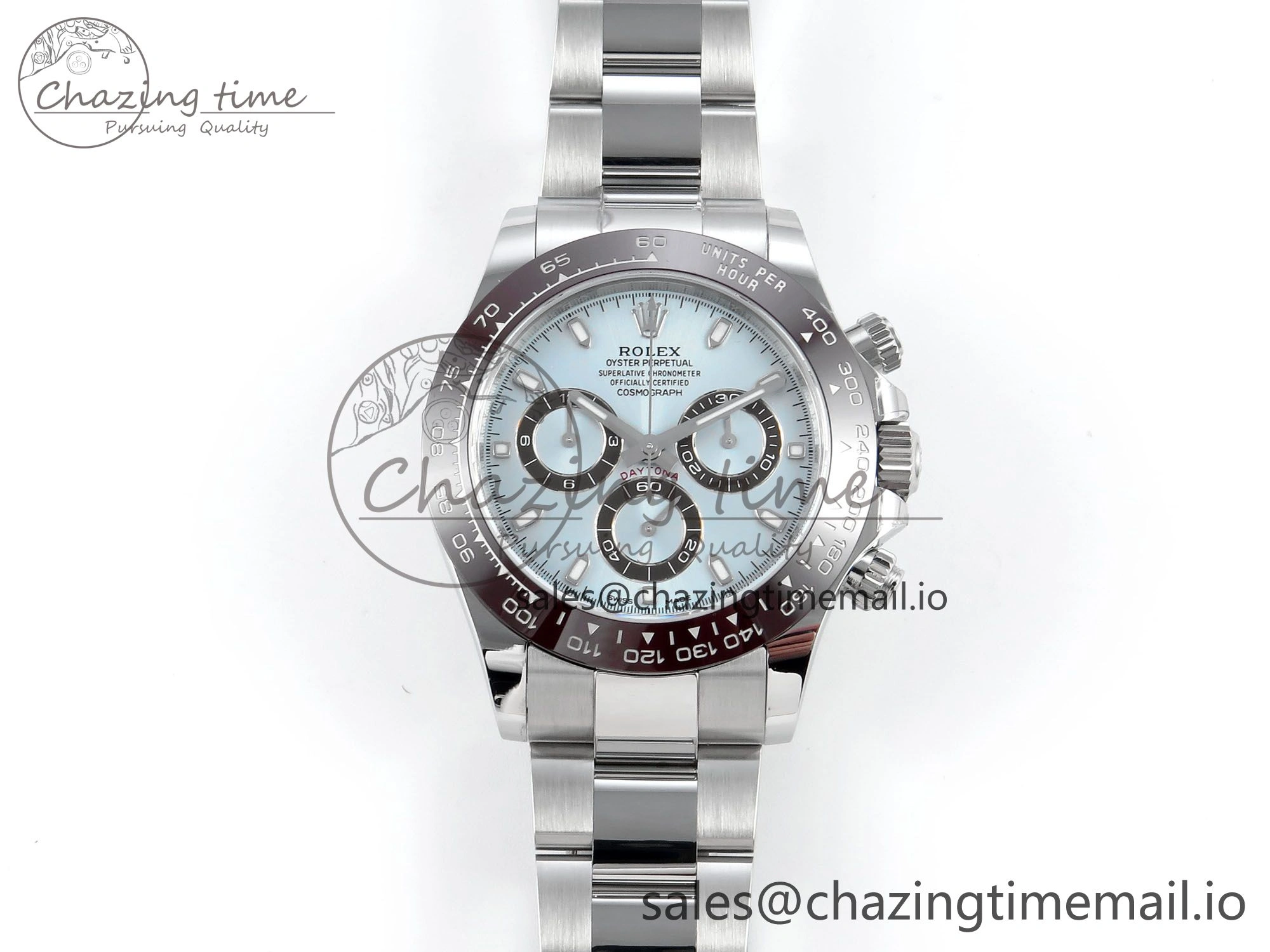 Daytona 116506 VSF 1:1 Best Edition Ice Blue Dial Steel 904L on SS Bracelet DD4130
