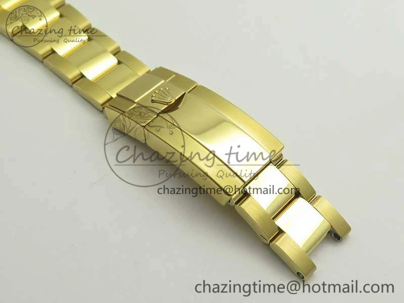 Daytona 116508 ARF 1:1 Best Edition YG Plated 904L SS Case And Bracelet Green Dial A4130 Super Clone